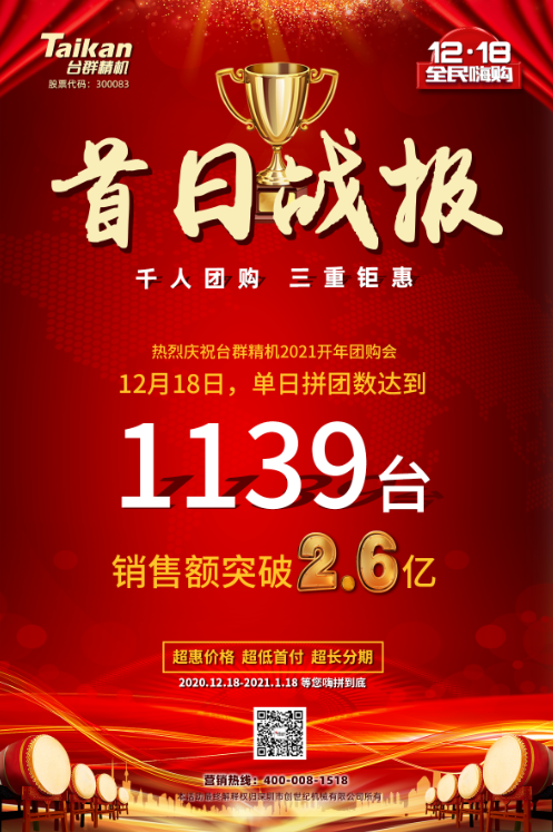 至尊国际精机优惠活动海报